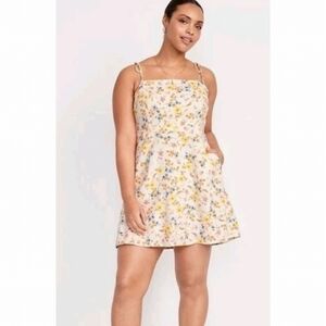 Floral Linen Sundress
